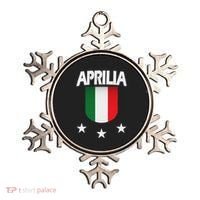 Aprilia With Italian Flag And 3 White Stars Ornament thumb 0