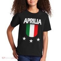 Aprilia With Italian Flag And 3 White Stars Kids T-Shirt thumb 2