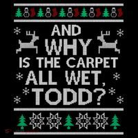 And why is the carpet all wet Todd Women's Hoodie thumb 2