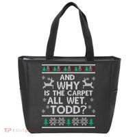 And why is the carpet all wet Todd Tote Bag thumb 0