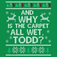 And why is the carpet all wet Todd Baby Bodysuit thumb 2