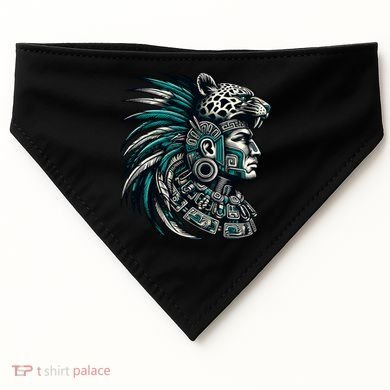 Aztec Warrior Jaguar USA-Made Doggie Bandana