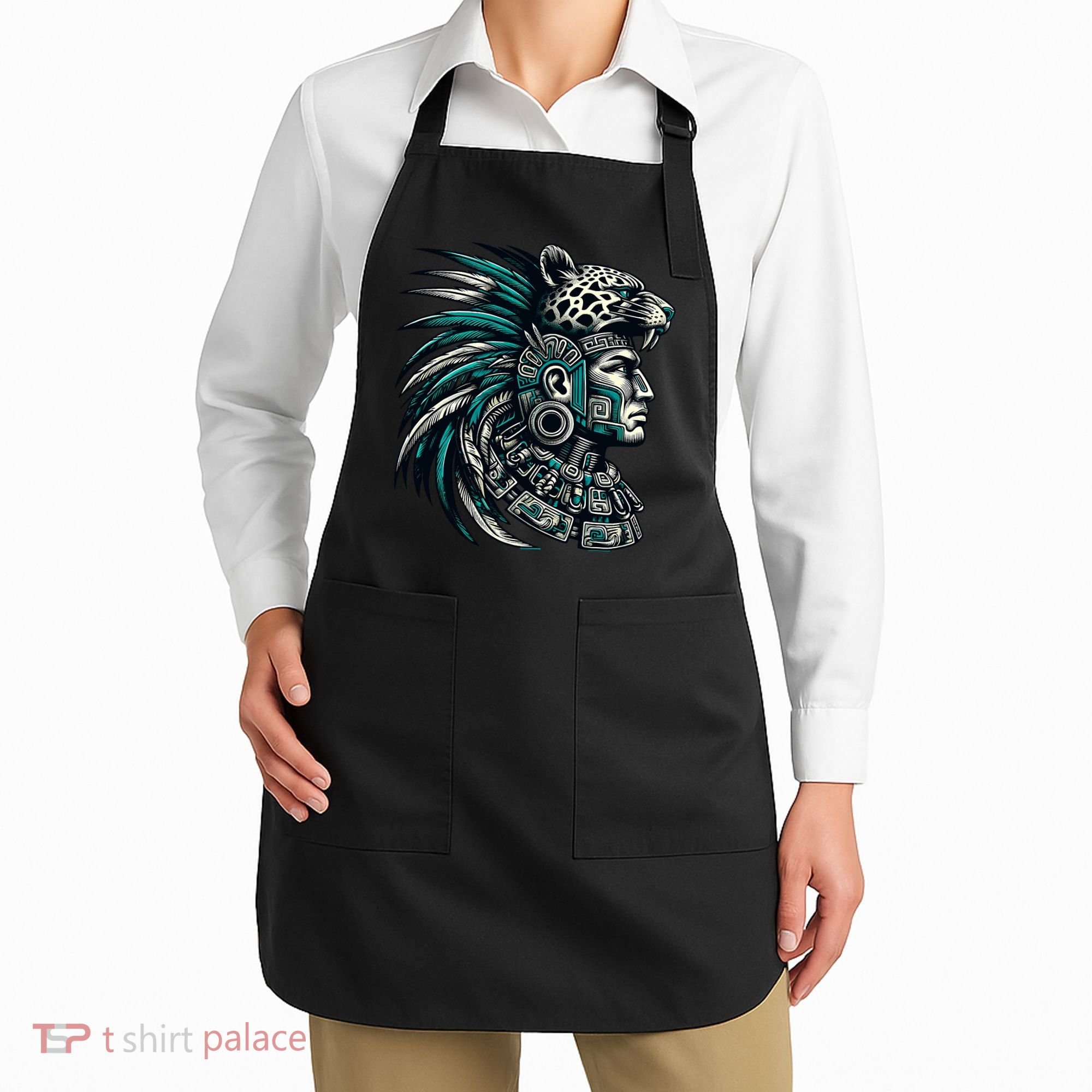 Aztec Warrior Jaguar Apron