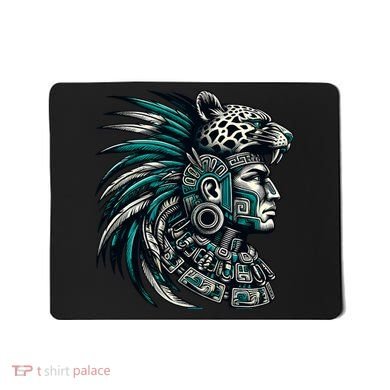 Aztec Warrior Jaguar Mousepad