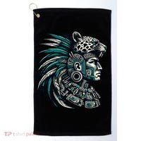 Aztec Warrior Jaguar Golf Towel thumb 0