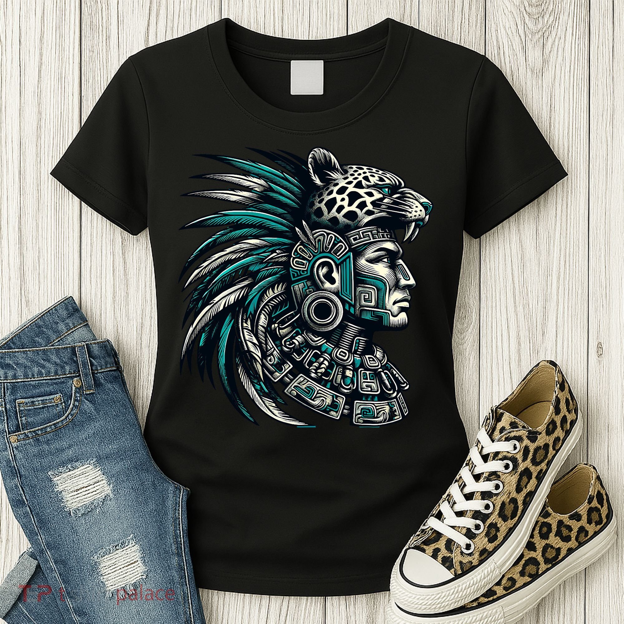 Aztec Warrior Jaguar Women's T-Shirt