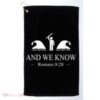 And We Know Romans Golf Towel thumb 0