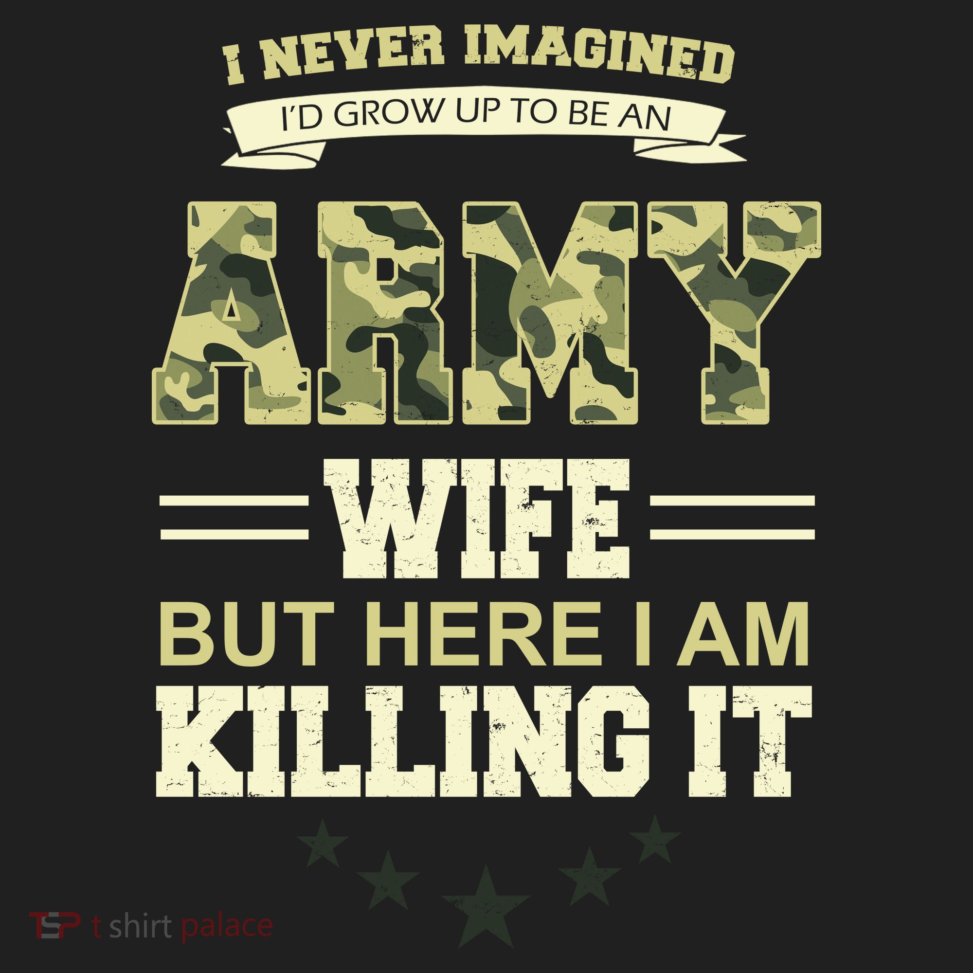 Army Wife Killing It Quote Women's Sweatshirt