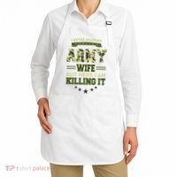 Army Wife Killing It Quote Apron thumb 2