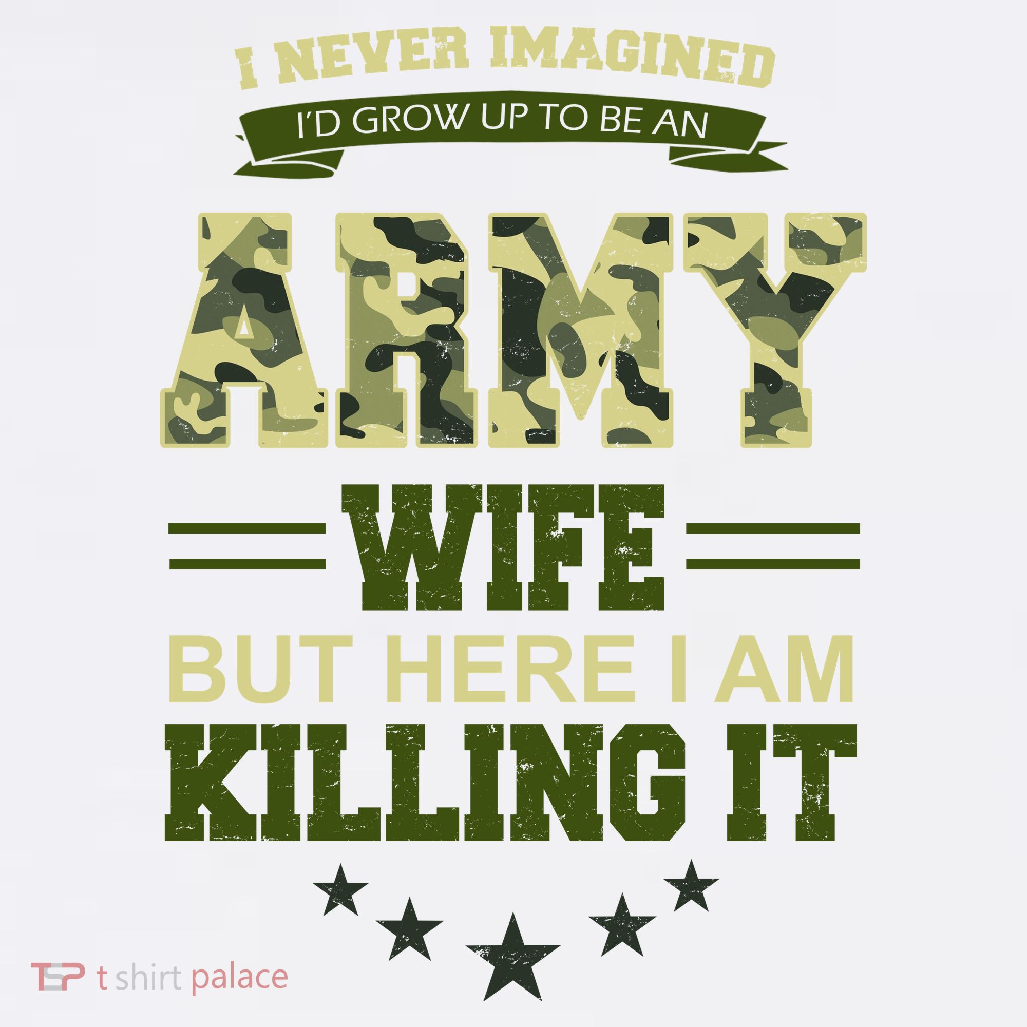 Army Wife Killing It Quote Coffee Mug