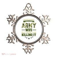 Army Wife Killing It Quote Ornament thumb 0
