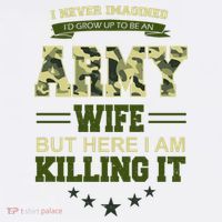 Army Wife Killing It Quote Women's Tank Top thumb 5
