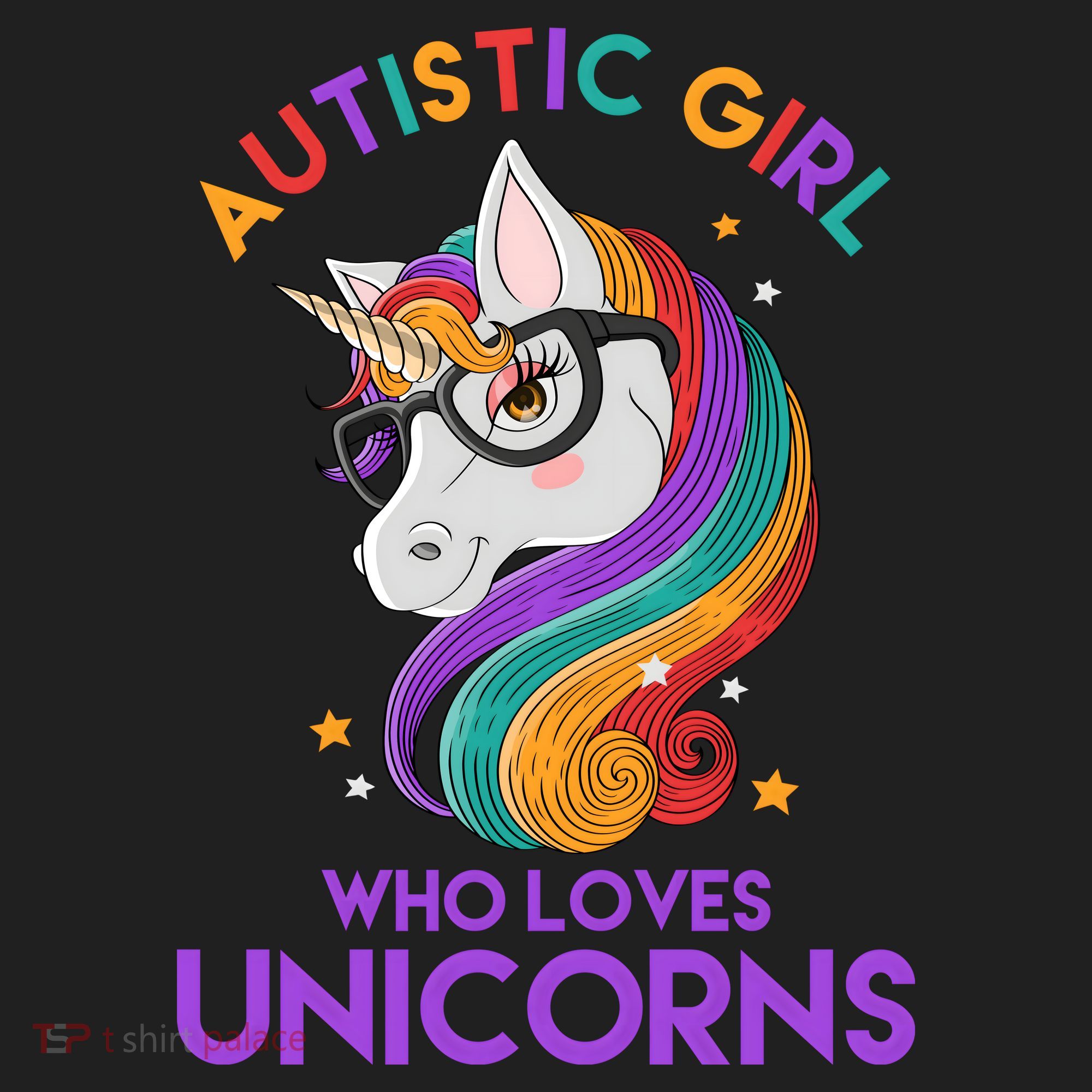 Autistic Who Loves Unicorns Women's Sweatshirt