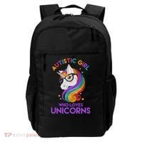 Autistic Who Loves Unicorns Backpack thumb 0