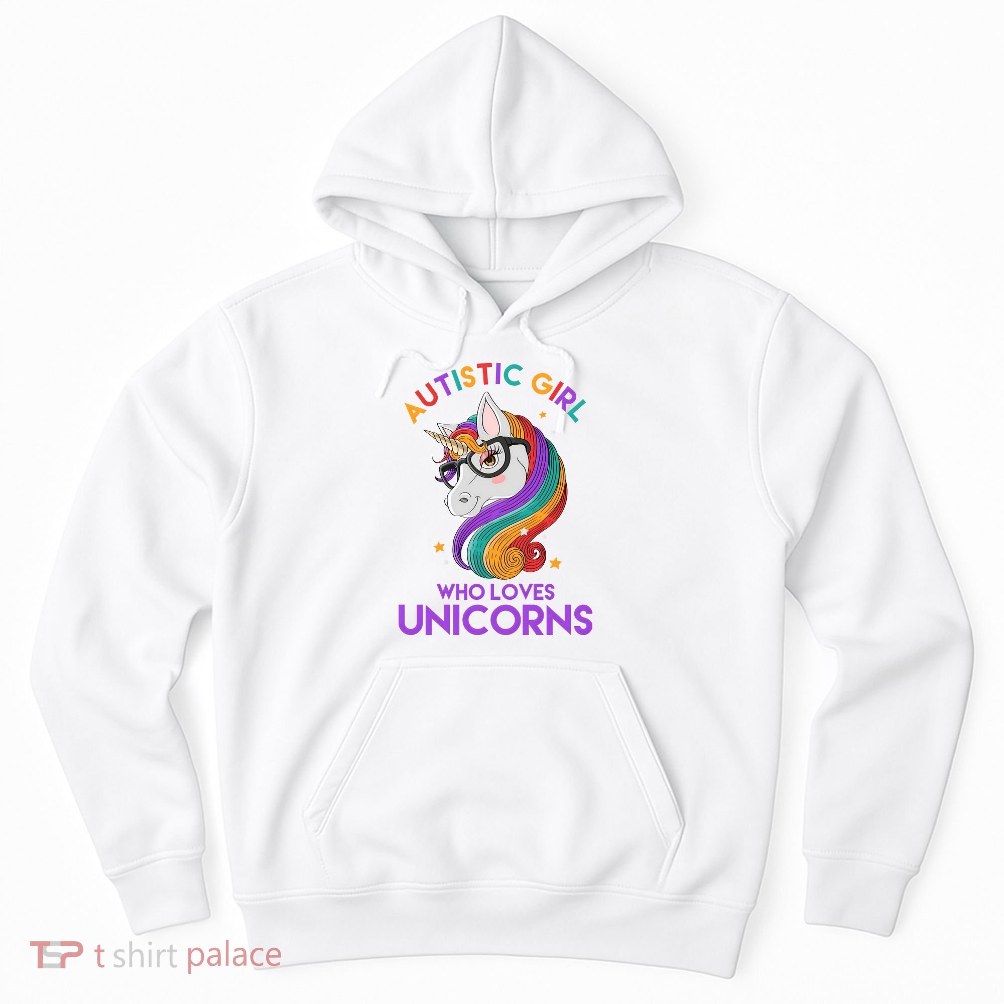 Autistic Who Loves Unicorns Hoodie