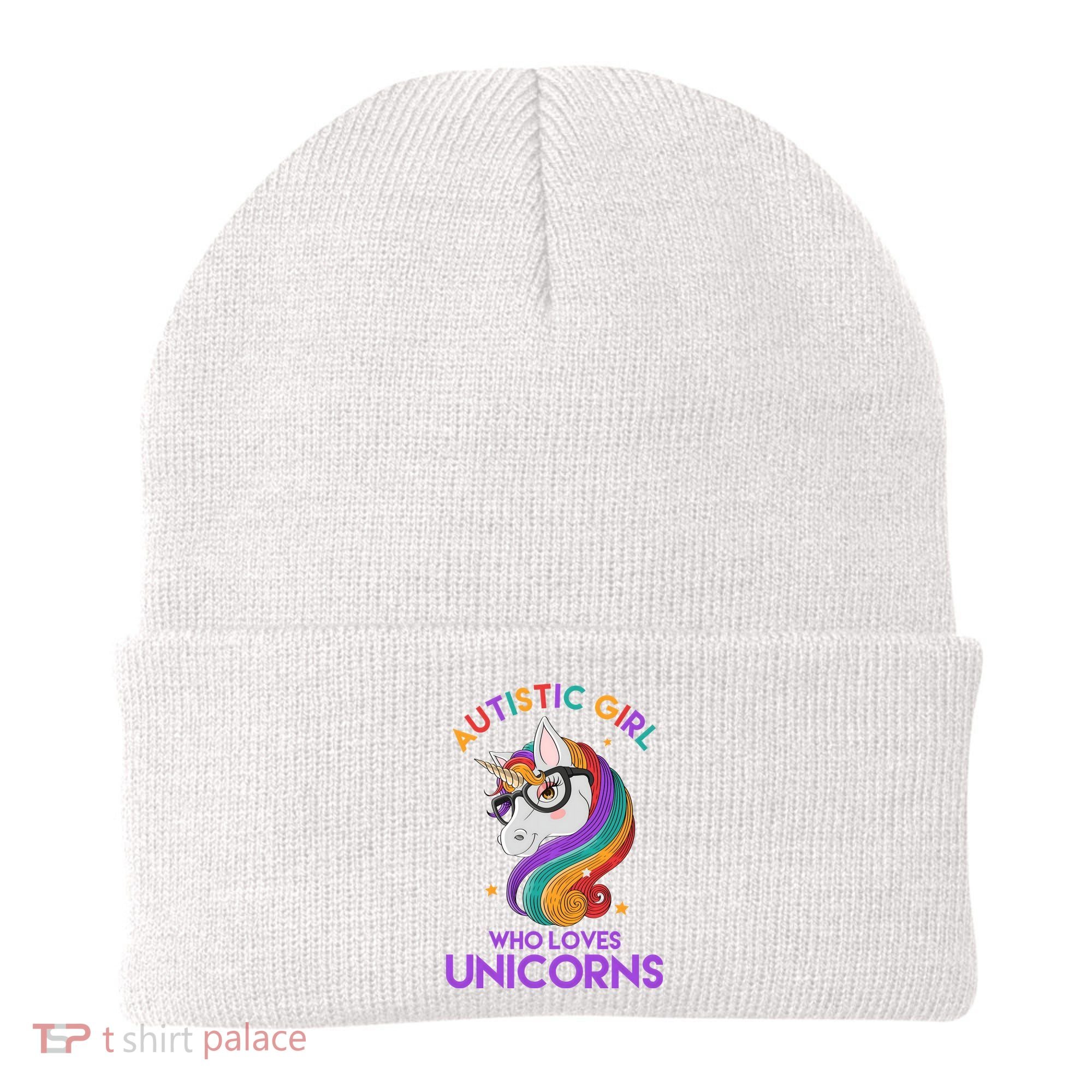 Autistic Who Loves Unicorns Beanie