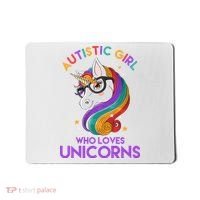 Autistic Who Loves Unicorns Mousepad thumb 0