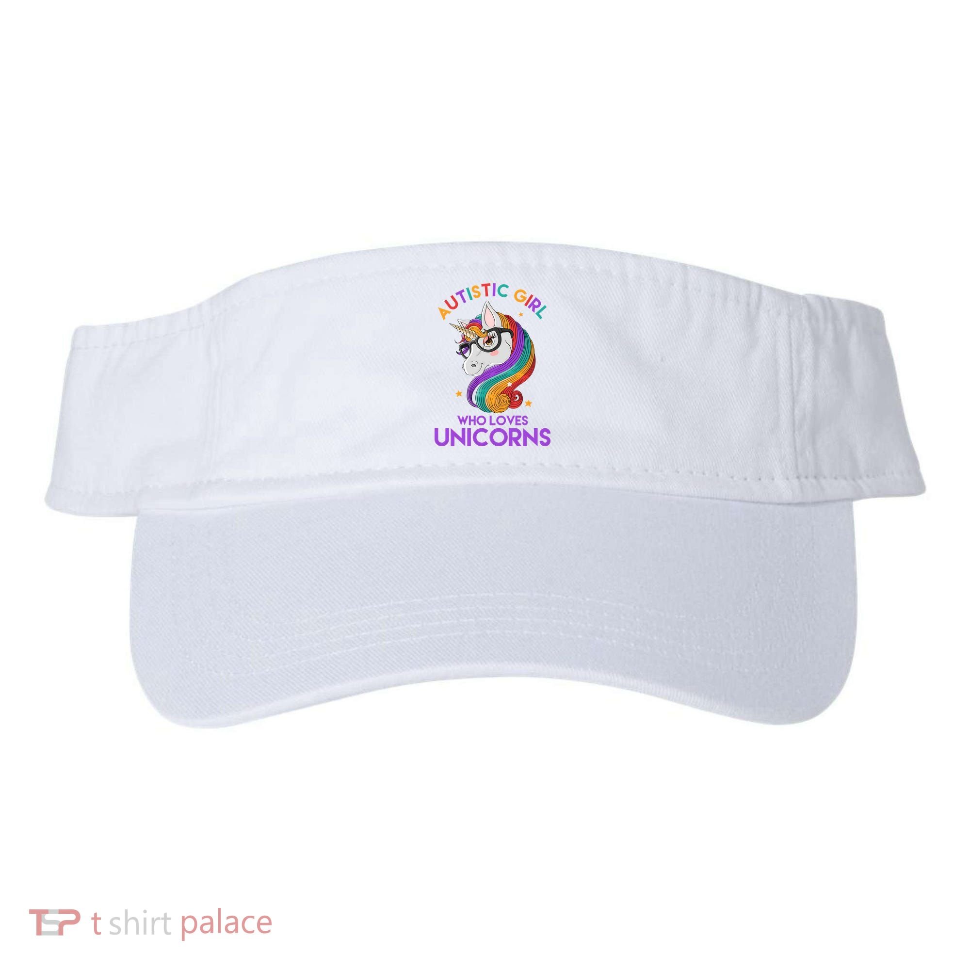 Autistic Who Loves Unicorns Visor