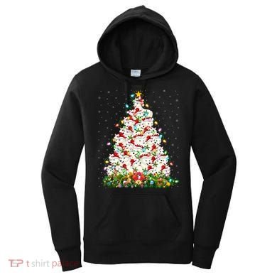 Arctic Wolf Lover Xmas Lights Arctic Wolf Christmas Tree Women's Hoodie
