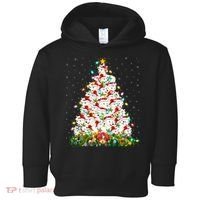 Arctic Wolf Lover Xmas Lights Arctic Wolf Christmas Tree Toddler Hoodie thumb 0