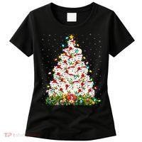 Arctic Wolf Lover Xmas Lights Arctic Wolf Christmas Tree Women's T-Shirt thumb 0