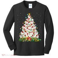 Arctic Wolf Lover Xmas Lights Arctic Wolf Christmas Tree Kids Long Sleeve Shirt thumb 0