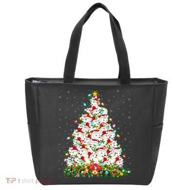Arctic Wolf Lover Xmas Lights Arctic Wolf Christmas Tree Tote Bag