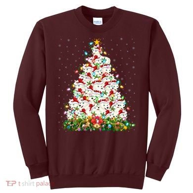 Arctic Wolf Lover Xmas Lights Arctic Wolf Christmas Tree Sweatshirt