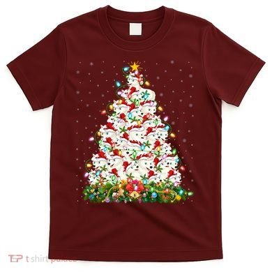 Arctic Wolf Lover Xmas Lights Arctic Wolf Christmas Tree T-Shirt