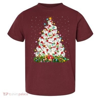 Arctic Wolf Lover Xmas Lights Arctic Wolf Christmas Tree Toddler T-Shirt