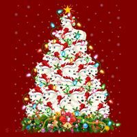 Arctic Wolf Lover Xmas Lights Arctic Wolf Christmas Tree Toddler T-Shirt thumb 2