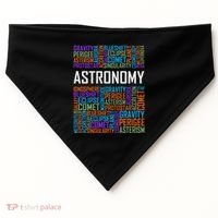 Astronomy Words Lover Gift Proud Astronomer Gifts USA-Made Doggie Bandana thumb 0