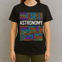 Astronomy Words Lover Gift Proud Astronomer Gifts T-Shirt thumb 4