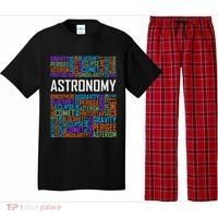 Astronomy Words Lover Gift Proud Astronomer Gifts Pajama Set thumb 0