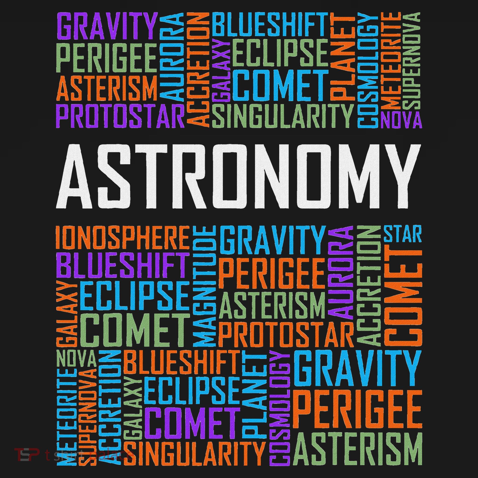 Astronomy Words Lover Gift Proud Astronomer Gifts Mousepad