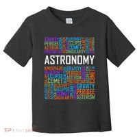 Astronomy Words Lover Gift Proud Astronomer Gifts Toddler T-Shirt thumb 0