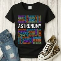 Astronomy Words Lover Gift Proud Astronomer Gifts Women's T-Shirt thumb 3