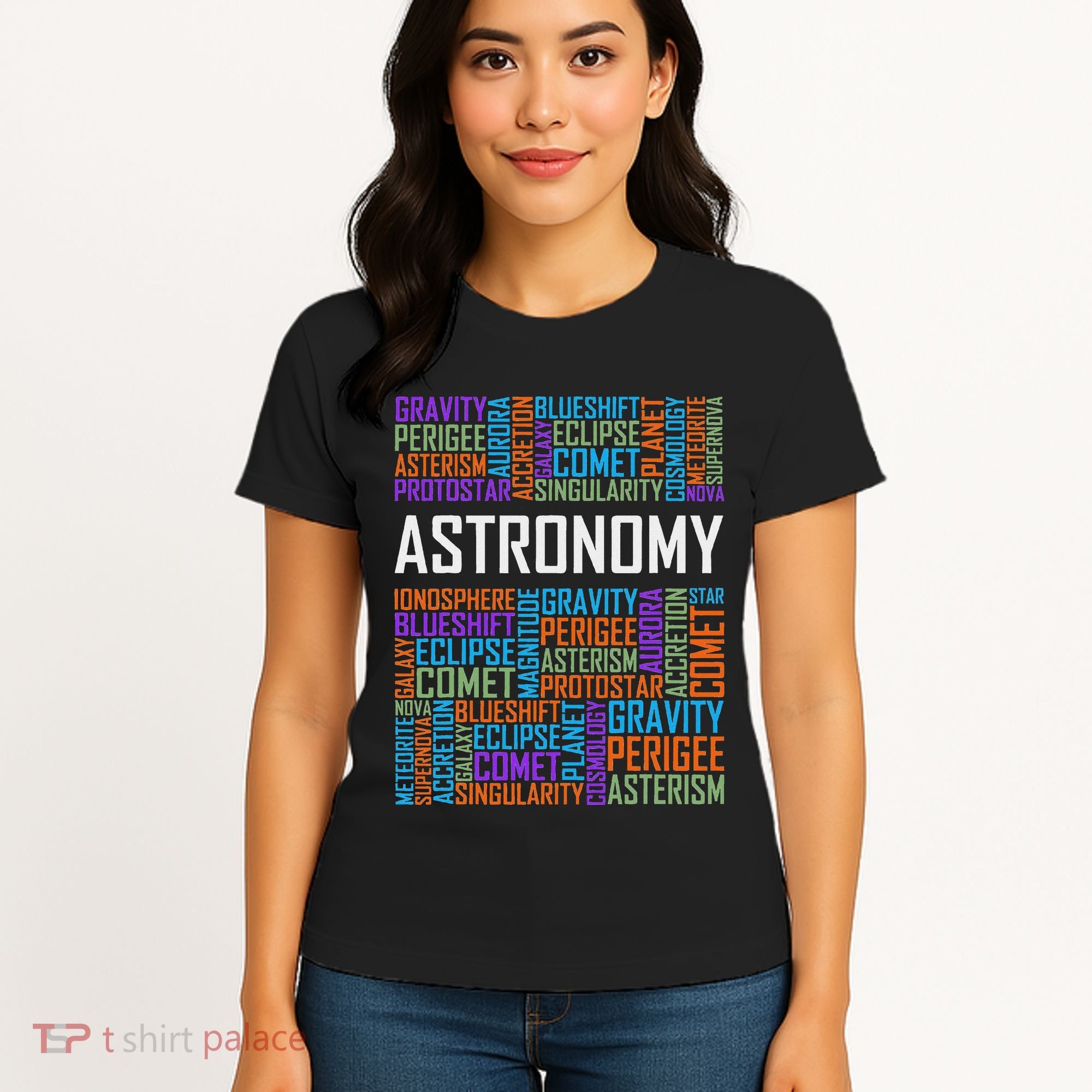 Astronomy Words Lover Gift Proud Astronomer Gifts Women's T-Shirt