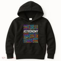 Astronomy Words Lover Gift Proud Astronomer Gifts Kids Hoodie thumb 0