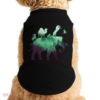 Animal Wild Life Forest Double Exposure Doggie Tank thumb 0