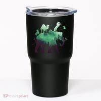 Animal Wild Life Forest Double Exposure Tumbler thumb 0