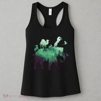 Animal Wild Life Forest Double Exposure Women's Tank Top thumb 3