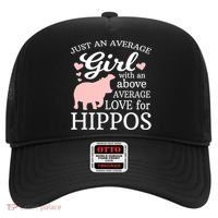 Average Who Loves Hippos Gift Hippopotamus Funny Gift Hat thumb 0