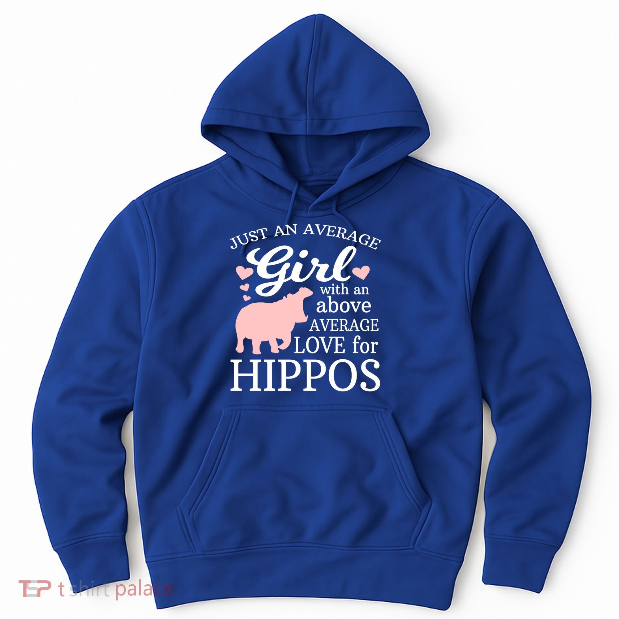 Average Who Loves Hippos Gift Hippopotamus Funny Gift Hoodie
