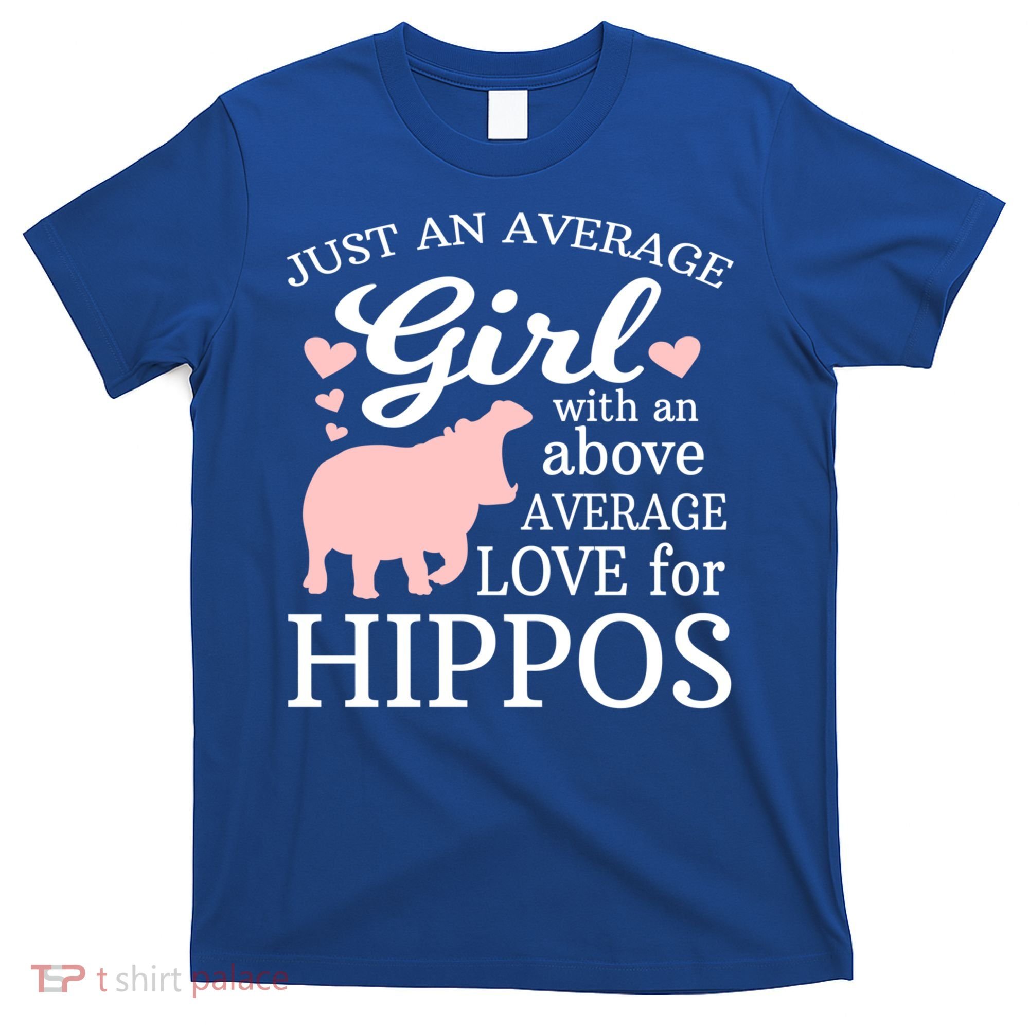 Average Who Loves Hippos Gift Hippopotamus Funny Gift T-Shirt
