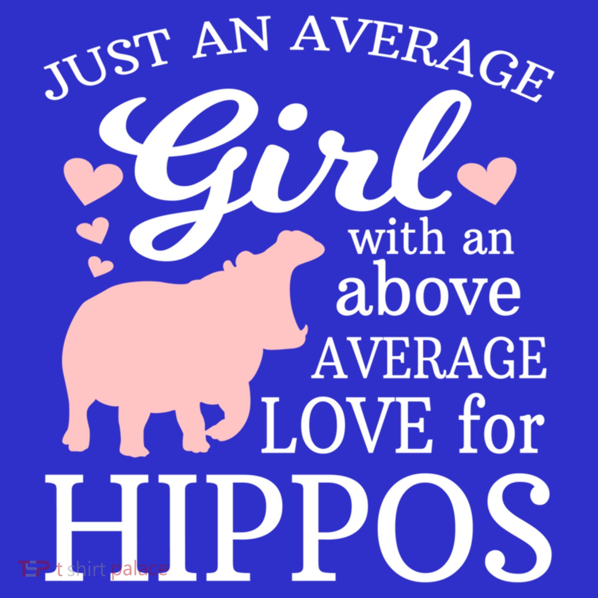 Average Who Loves Hippos Gift Hippopotamus Funny Gift Toddler Hoodie