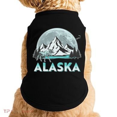 Alaska Wilderness Moose Moon Doggie Tank