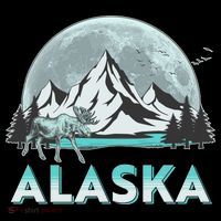 Alaska Wilderness Moose Moon Doggie Tank thumb 4