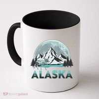 Alaska Wilderness Moose Moon Coffee Mug thumb 0