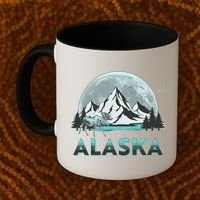 Alaska Wilderness Moose Moon Coffee Mug thumb 2